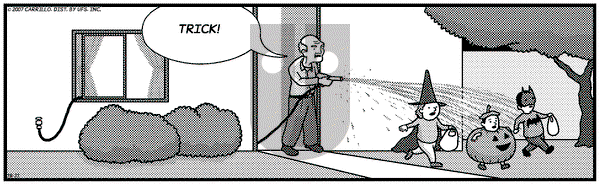 F Minus on Wednesday October 31, 2007 Comic Strip