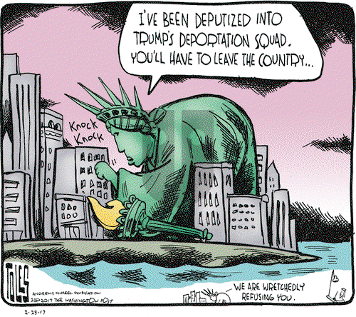 Tom Toles on Thursday February 23, 2017 Comic Strip