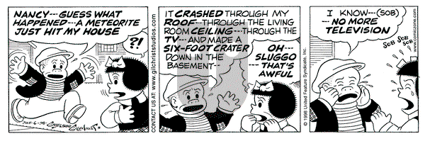 Nancy on Monday July 6, 1998 Comic Strip