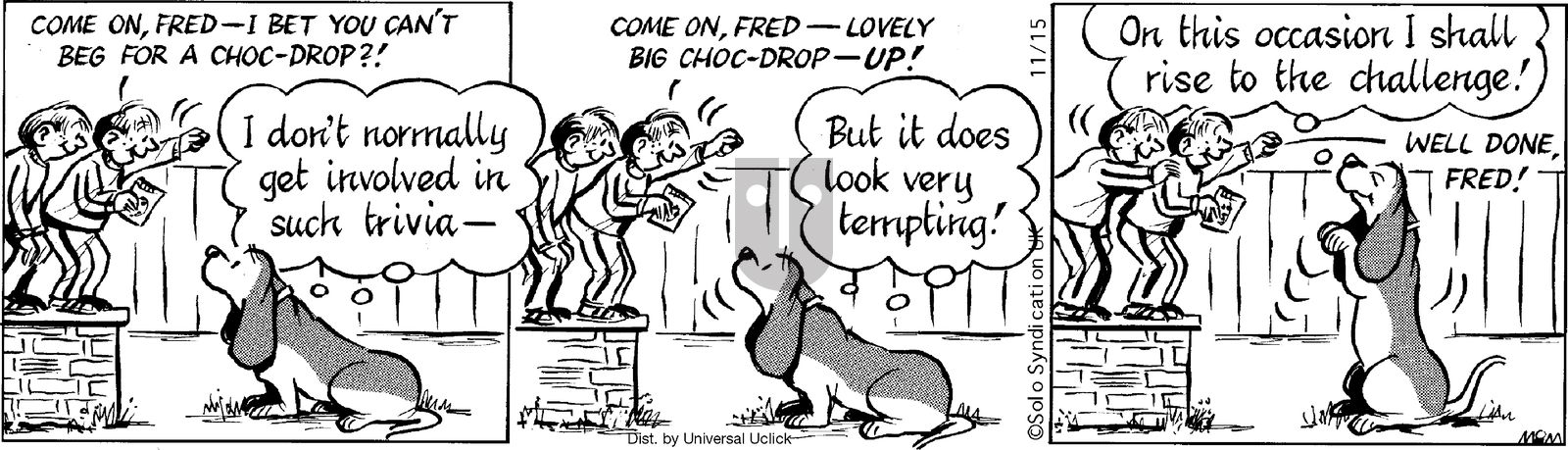 Fred Basset on Saturday November 15, 2014 Comic Strip