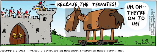 Frank and Ernest on Friday November 8, 2002 Comic Strip