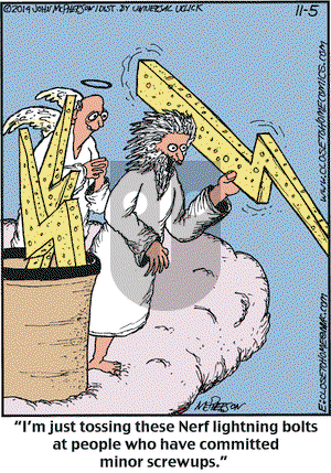 Close to Home on Wednesday November 5, 2014 Comic Strip