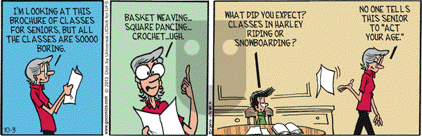 Grand Avenue on Thursday October 3, 2013 Comic Strip
