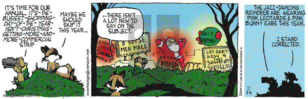 Over the Hedge on Friday November 24, 2006 Comic Strip