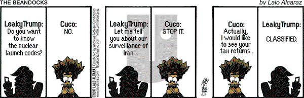 La Cucaracha on Thursday June 8, 2017 Comic Strip