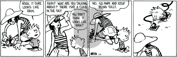 Calvin and Hobbes - Friday June 8, 2018 Comic Strip