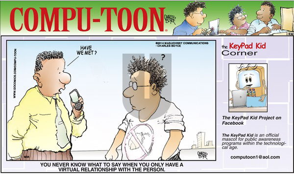 Compu-toon on Sunday August 24, 2014 Comic Strip