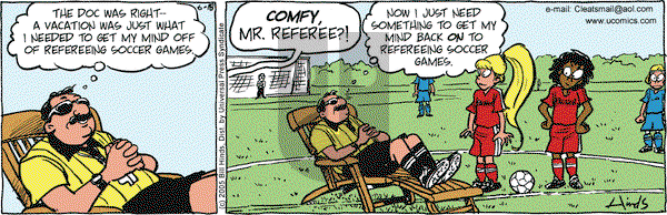 Cleats on Saturday June 18, 2005 Comic Strip