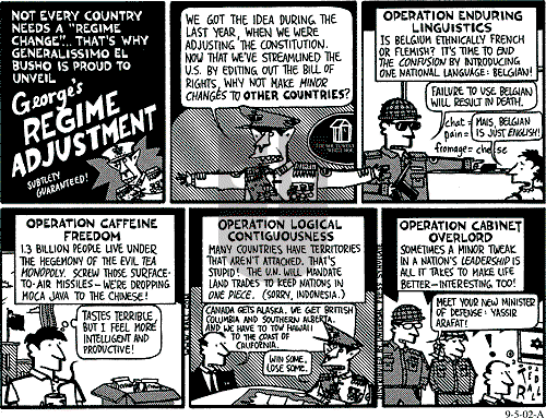 Ted Rall on Thursday September 5, 2002 Comic Strip