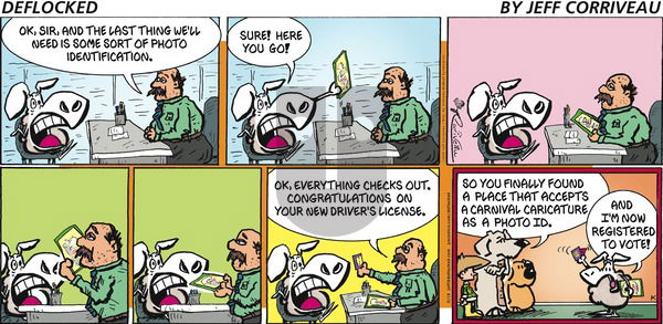 DeFlocked on Sunday March 16, 2025 Comic Strip