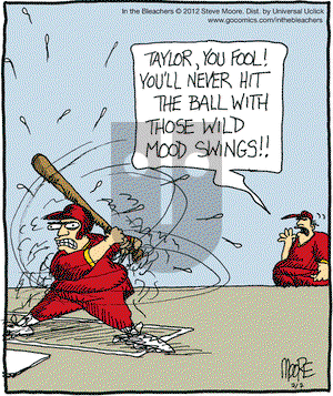 In the Bleachers on Saturday July 7, 2012 Comic Strip