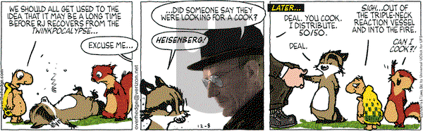 Over the Hedge on Saturday December 8, 2012 Comic Strip