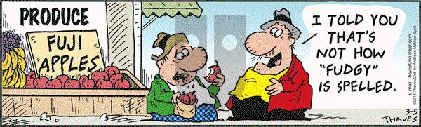 Frank and Ernest on Monday March 5, 2018 Comic Strip