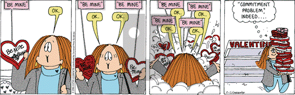 Cathy Classics on Saturday February 5, 2000 Comic Strip