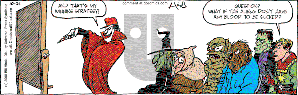 Cleats - Friday October 31, 2008 Comic Strip