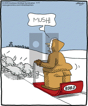 In the Bleachers on Saturday January 11, 2020 Comic Strip