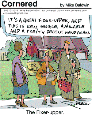 Cornered on Friday February 13, 2015 Comic Strip