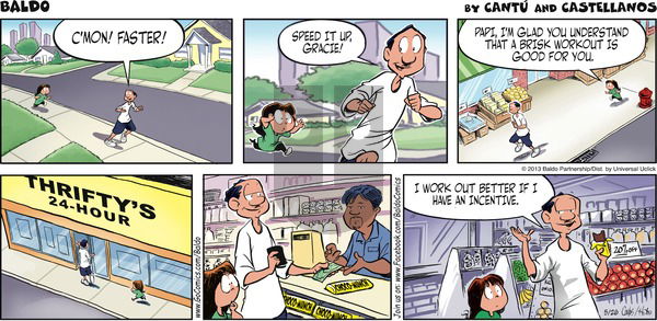 Baldo on Sunday May 26, 2013 Comic Strip