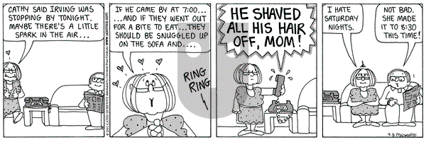Cathy Classics - Saturday September 9, 2023 Comic Strip