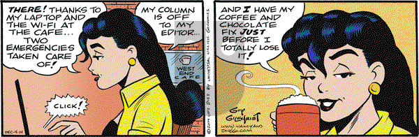 Nancy on Thursday December 4, 2014 Comic Strip