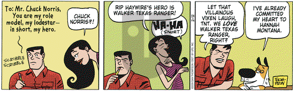 Rip Haywire on Thursday February 12, 2009 Comic Strip