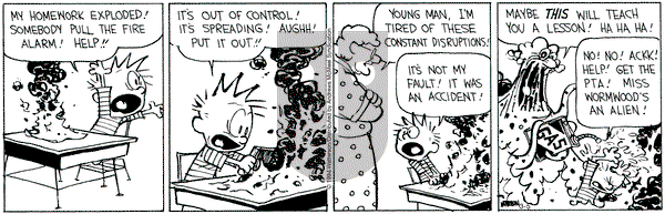 Calvin and Hobbes - Tuesday March 5, 2024 Comic Strip