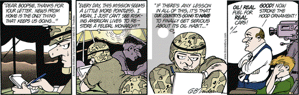 Doonesbury on Saturday July 28, 2018 Comic Strip