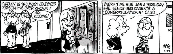 Luann on Friday May 22, 1987 Comic Strip