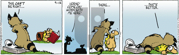 Over the Hedge on Friday September 12, 2014 Comic Strip