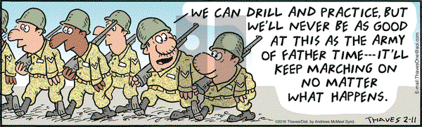 Frank and Ernest on Monday February 11, 2019 Comic Strip