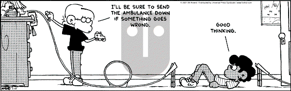 FoxTrot on Thursday January 11, 2001 Comic Strip