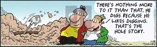 Frank and Ernest on Monday January 18, 2021 Comic Strip