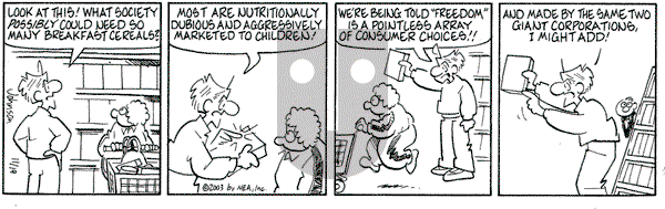 Arlo and Janis on Wednesday November 19, 2003 Comic Strip