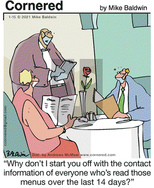 Cornered on Friday January 15, 2021 Comic Strip