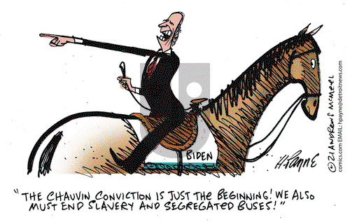 Henry Payne on Saturday April 24, 2021 Comic Strip