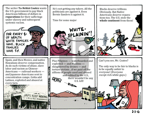 Ted Rall on Wednesday February 3, 2016 Comic Strip