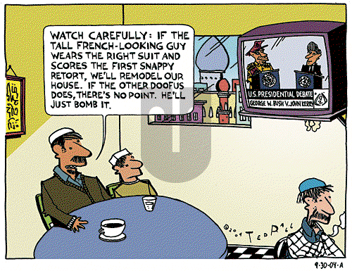 Ted Rall on Thursday September 30, 2004 Comic Strip