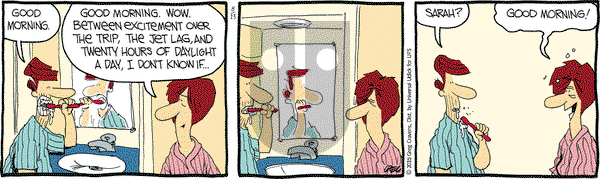 The Buckets on Thursday August 13, 2015 Comic Strip