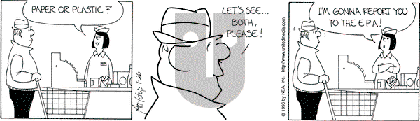 The Born Loser on Thursday January 25, 1996 Comic Strip