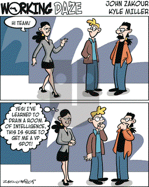 Working Daze - Monday April 23, 2007 Comic Strip