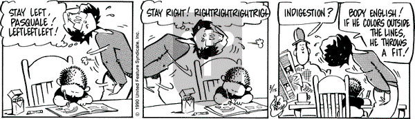 Rose is Rose on Thursday March 15, 1990 Comic Strip