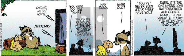 Over the Hedge on Monday April 27, 2015 Comic Strip