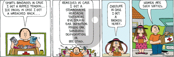 Cathy Classics on Saturday August 9, 2003 Comic Strip
