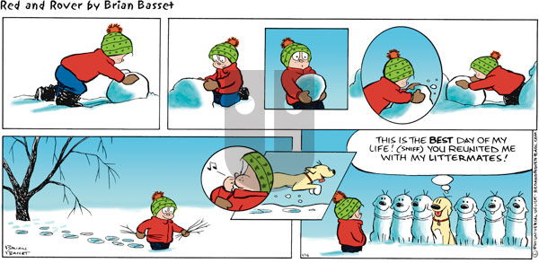 Red and Rover on Sunday January 16, 2011 Comic Strip