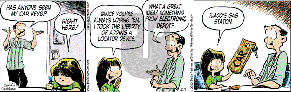 Baldo - Saturday February 1, 2003 Comic Strip