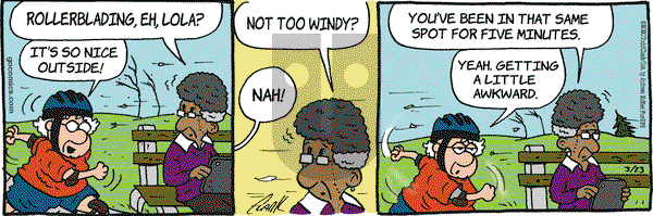 Lola on Monday March 23, 2020 Comic Strip
