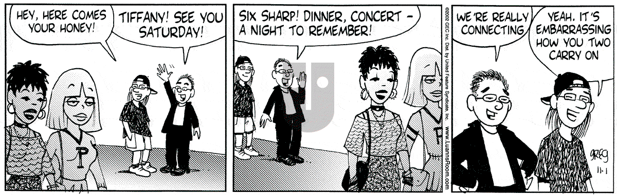 Luann - Friday November 1, 2002 Comic Strip