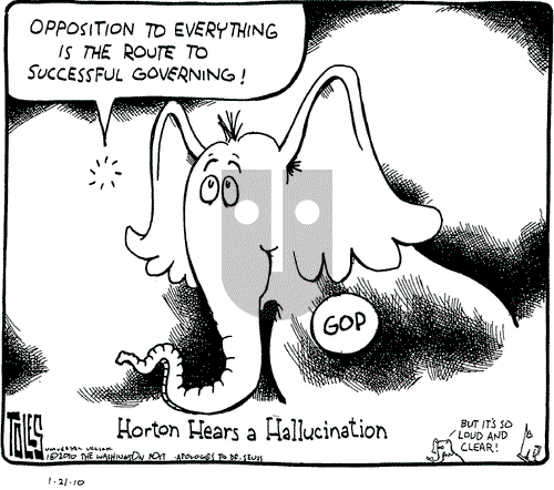 Tom Toles on Thursday January 21, 2010 Comic Strip