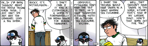 Get Fuzzy on Wednesday April 14, 2010 Comic Strip