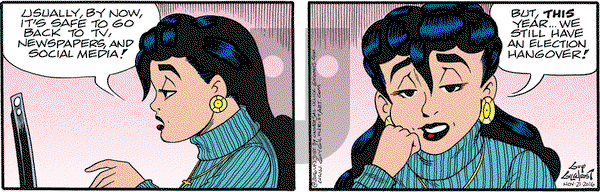 Nancy on Monday November 21, 2016 Comic Strip